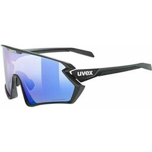 UVEX Sportstyle 231 2.0 P Black Matt Polavision Mirror Blue Ochelari ciclism imagine