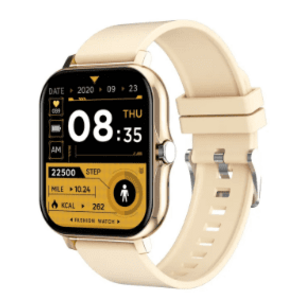 Ceas inteligent de mana ecran mare tactil Smartwatch Auriu Smartwatch Auriu 1.83 inch imagine