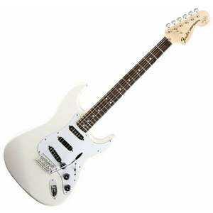 Fender Ritchie Blackmore Stratocaster Scalloped RW Olympic White imagine