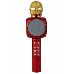 Microfon Karaoke Wireles cu Boxa si Lumini imagine