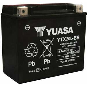 Yuasa Battery YTX20L-BS Baterie motocicletă imagine