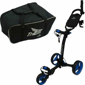 Axglo TriLite 3-Wheel SET Black/Blue Cărucior de golf manual imagine