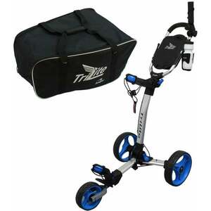 Axglo TriLite 3-Wheel Trolley Grey/Blue SET Grey/Blue Cărucior de golf manual imagine