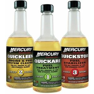 Quicksilver Quickare + Quickleen + Quickstor SET Aditiv pentru combustibil Benzină imagine