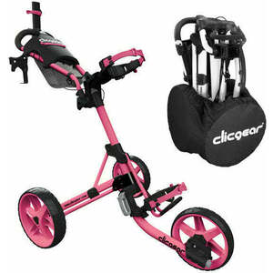 Clicgear Model 4.0 SET Soft Pink Cărucior de golf manual imagine