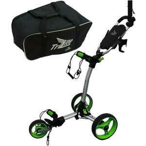 Axglo TriLite SET Grey/Green Cărucior de golf manual imagine