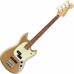 Fender Mustang PJ Bass PF Firemist Gold imagine