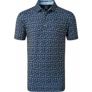 Footjoy Travel Print Mens Polo Shirt Navy/True Blue XL imagine