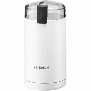Rasnita de cafea Bosch TSM6A011W, 180 W, 75 g, cutit otel inoxidabil, Alb imagine