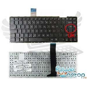 Tastatura Asus X401EB layout UK fara rama enter mare imagine