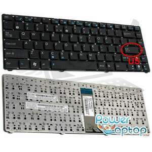Tastatura Asus Eee PC 1201 layout US fara rama enter mic imagine