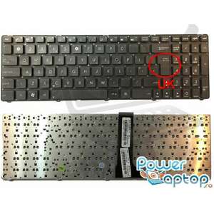 Tastatura Asus U53SD layout UK fara rama enter mare imagine