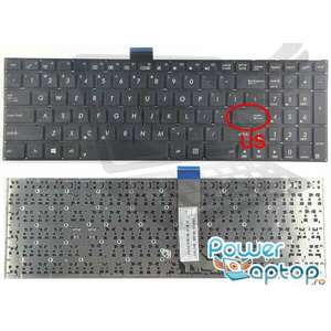 Tastatura Asus X502C layout US fara rama enter mic imagine