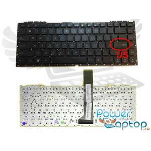 Tastatura Asus U43F layout US fara rama enter mic imagine