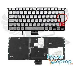 Tastatura Dell XPS 14Z layout UK fara rama enter mare iluminata backlit imagine