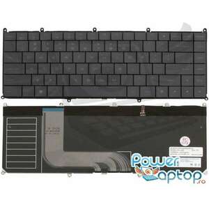 Tastatura Dell Adamo 13 neagra iluminata backlit imagine