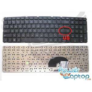 Tastatura HP V112946BK1 layout US fara rama enter mic imagine