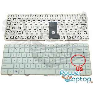 Tastatura HP Pavilion DM4 1060 alba layout US fara rama enter mic imagine