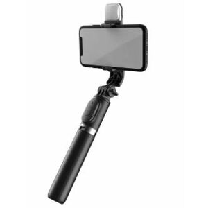 Selfie Stick Trepied cu Lumina Led Q02s imagine
