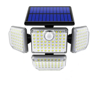 Lampa solara 292 LED cu 4 casete si senzor miscare imagine