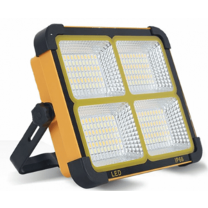 Proiector Solar Portabil 200W cu 288 LED NEGRU-PORTOCALIU imagine
