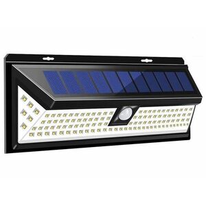 Lampa Solara Exterior 120 LED, senzor miscare, 1200 LM imagine