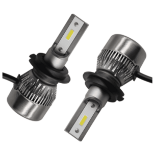 Set 2 becuri LED auto R6 H1/H8 putere 80W - 8000 Lumeni temperatura 6500k imagine