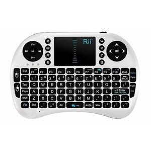 Tastatura Mini I8 Touchpad Alba imagine
