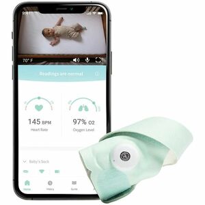 Owlet Smart Sock 3 - verde deschis - Monitor inteligent imagine