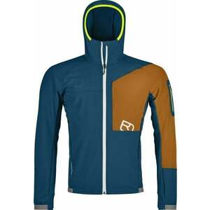 Ortovox Berrino Hooded Jacket M Jachetă Petrol Blue M imagine