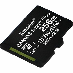 Card memorie Kingston Micro SDXC Canvas Select Plus 100R, 256GB, Clasa 10, UHS-I imagine