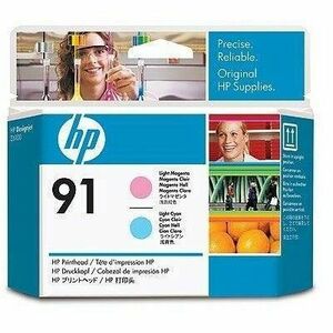 HP C9462A INK 91 Printhead Light Magenta and Light Cyan for: Designjet Z6100, Z6100PS C9462A imagine