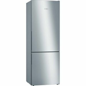Combină frigorifică Bosch KGE49AICA, Low Frost, 413 L, Compartiment VitaFresh 0°C, Suport sticle, Clasa C, H 201 cm, Inox imagine