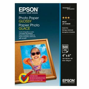 EPSON S042549, PHOTO PAPER GLOSSY 4x6 500 SHEETS, C13S042549 imagine