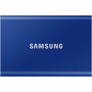 SSD extern Samsung T7 portabil, 500GB, USB 3.2, Indigo Blue imagine