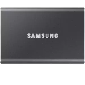SSD extern Samsung T7 portabil, 500GB, USB 3.2, Titan Grey imagine