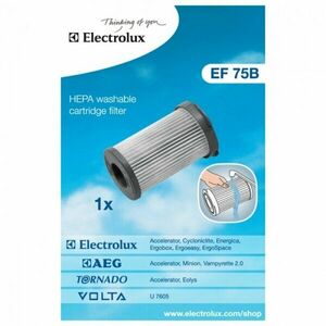 Filtru cilindric Electrolux EF75B, lavabil imagine