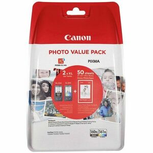 Cartuse cerneala Canon PG560XLPVP value pack imagine