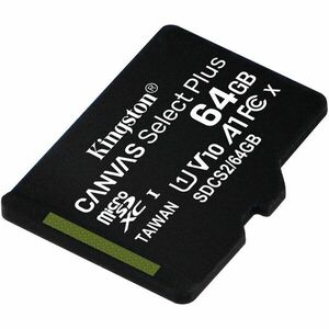 Card de memorie Kingston 64GB micSDXC Canvas Select Plus 100R A1 C10, fara adaptor imagine