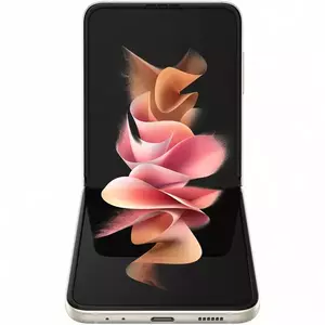 Telefon mobil Samsung Galaxy Z Flip3, 8GB RAM, 128GB, 5G, CREAM imagine