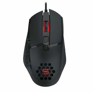 Mouse gaming Serioux Tobis, 6400dpi, 8 butoane, design ergonomic, negru imagine