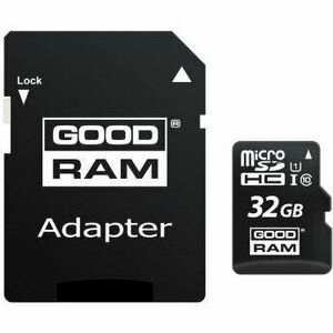Card de memorie microSDHC Goodram 32GB, UHS I, cls 10 + adaptor imagine