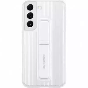 Husa de protectie Samsung Standing Cover pentru Galaxy S22, White imagine