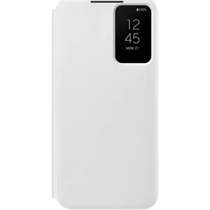 Husa de protectie Samsung Smart Clear View Cover pentru Galaxy S22 PLUS, White imagine
