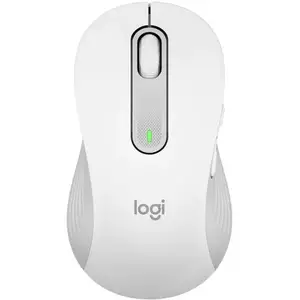 Mouse Logitech M650 L Silent (stangaci), Bluetooth, Wireless, Bolt USB receiver, Alb imagine