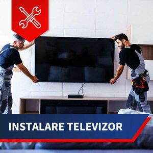 Instalare televizor + suport de perete (fara materiale incluse) imagine