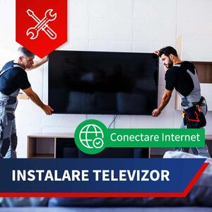 Instalare televizor + suport de perete + conectare internet imagine