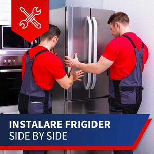 Instalare frigider Side by side (cu racord la apa) imagine