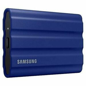 SSD Portabil Samsung T7 Shield, 2TB, USB-C 3.2, Blue imagine