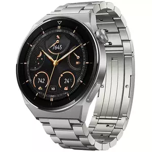 Ceas smartwatch Huawei Watch GT 3 PRO, Titanium Strap, Light imagine